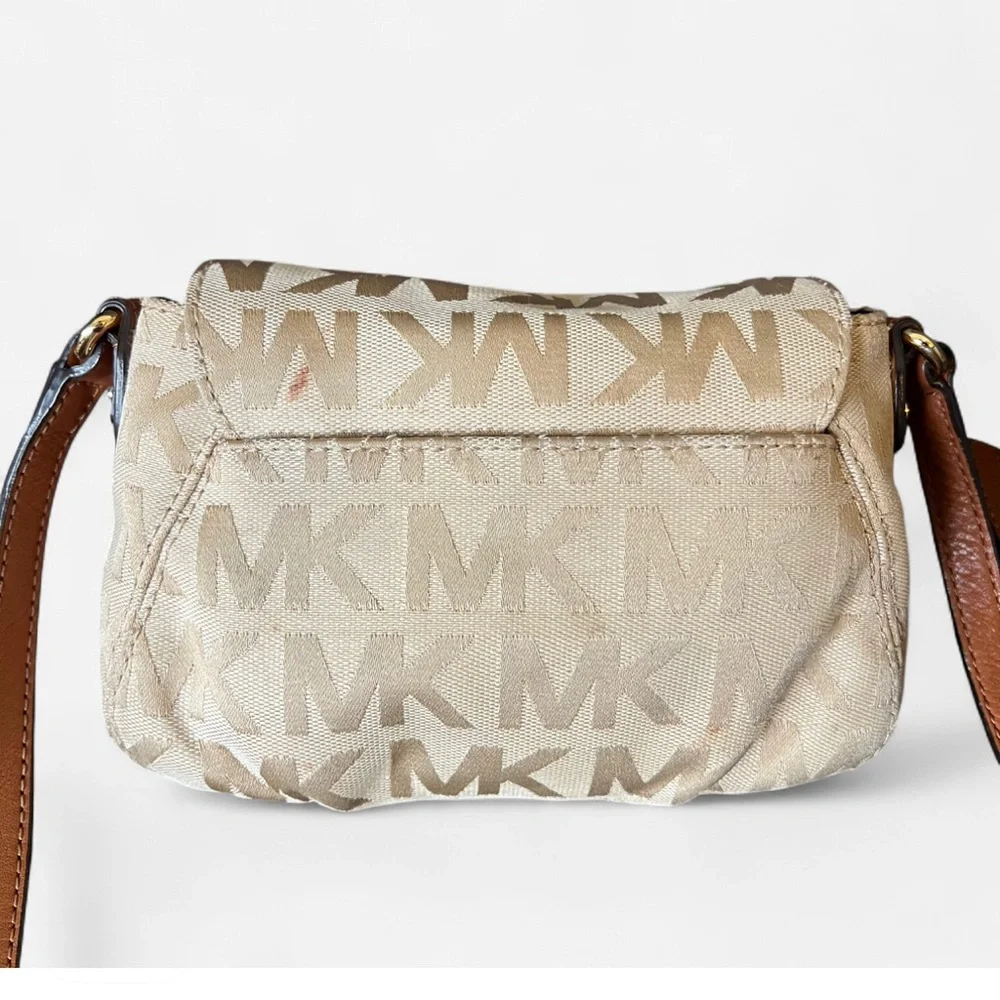Michael Kors‎ Monogram Crossbody and Wristlet Set